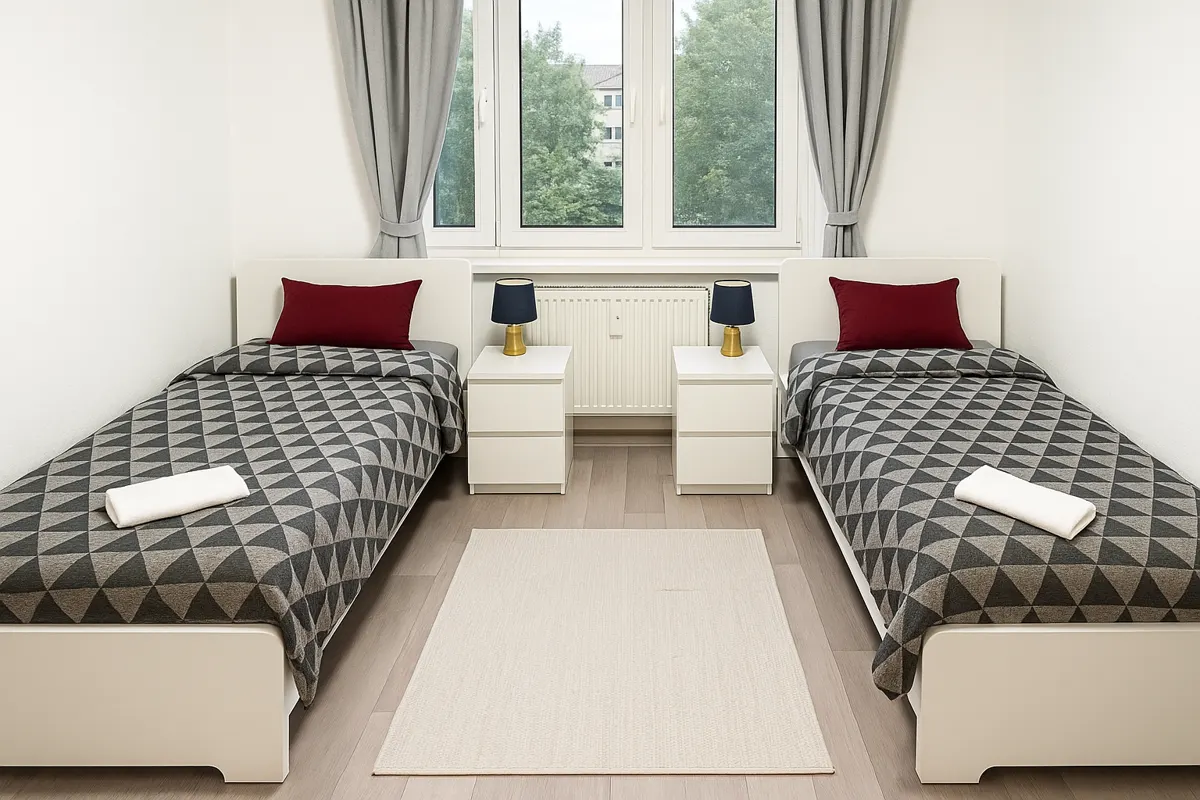 Monteurzimmer Merseburg Zentrum – 6 Betten