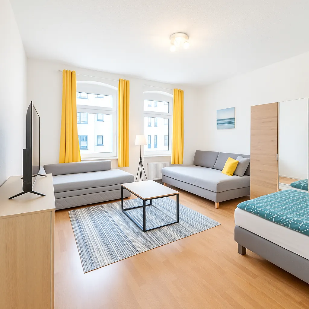 Monteurzimmer Delitzsch Zentrum – 5 Betten
