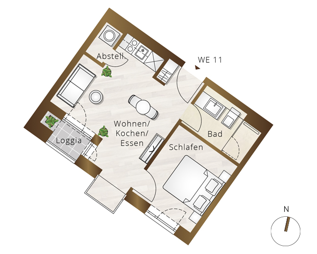 Wohnung 5 – Via Regia Leipzig