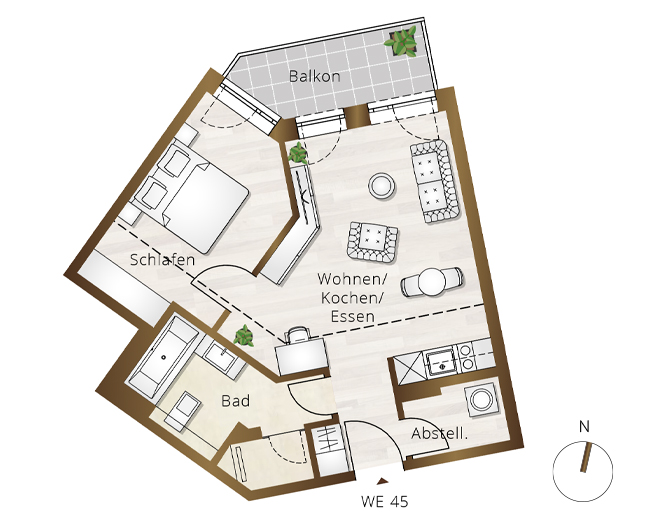 Wohnung 6 – Via Regia Leipzig